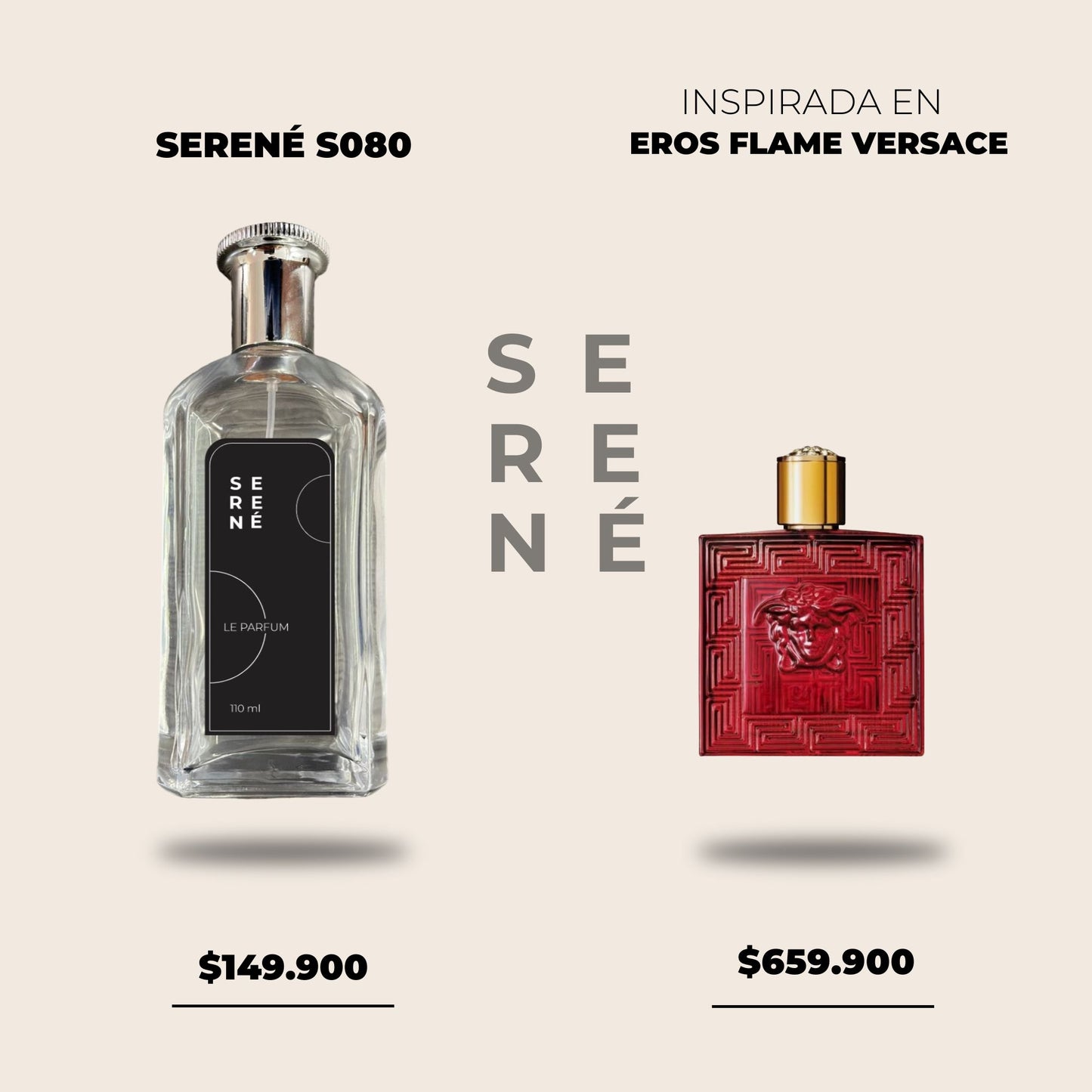 Serené Le Parfum S080 - Inspirada en Eros Flame por Versace