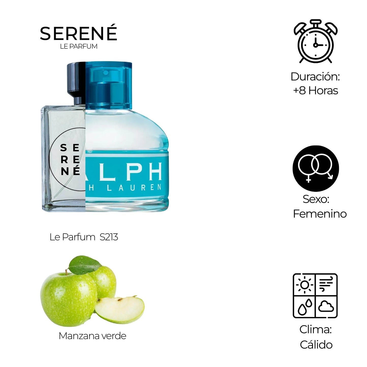 Serené Le Parfum S213 Inspirada en Ralph By Ralph Lauren