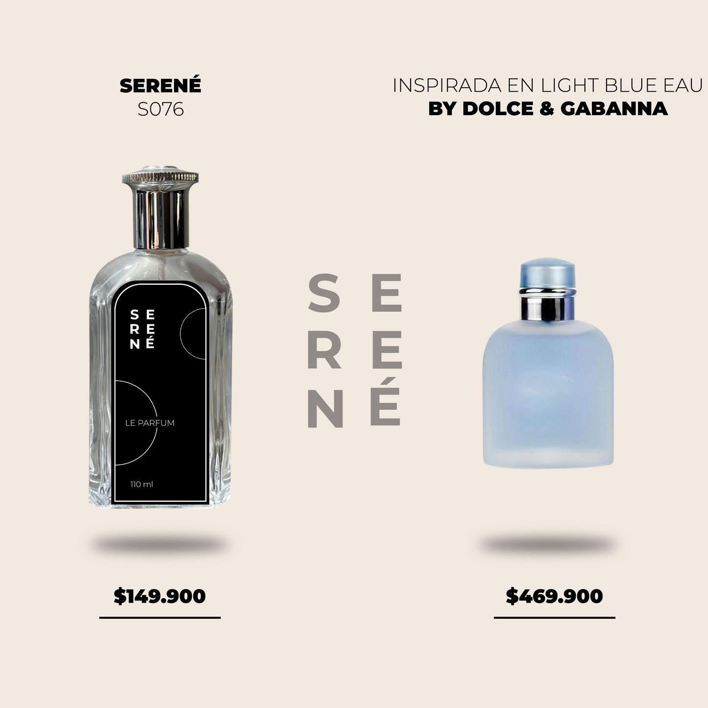 Serené Le Parfum S076 - Inspirada en Dolce & Gabana Light Blue por D&G