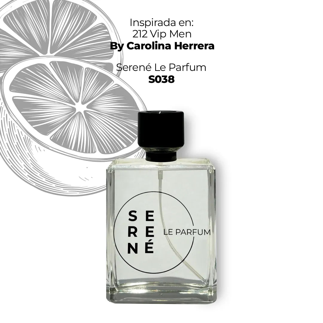 Serené Le Parfum S038 - Inspirada en 212 Vip Men por Carolina Herrera