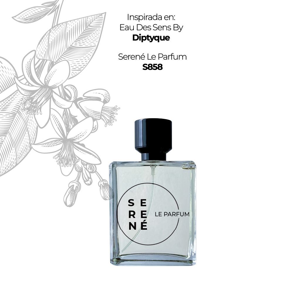 Serené Le Parfum S858 Inspirado en: Eau Des Sens By Diptyque (Kit 50 ML)