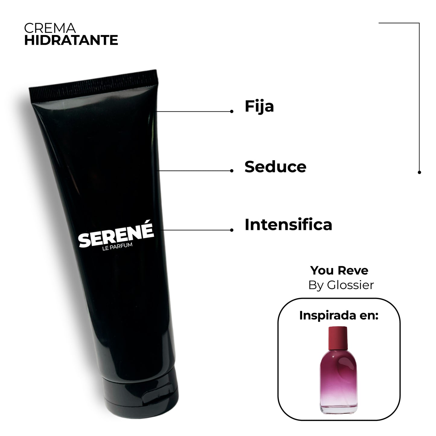 Crema Hidratante Serené C244 Inspirada en You Reve By Glossier