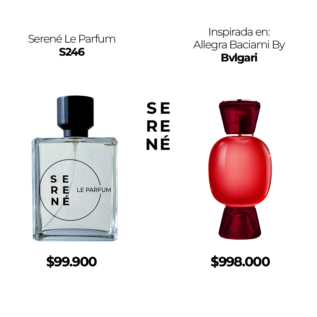 Serené Le Parfum S246 Inspirada en: Allegra Baciami By Bvlgari