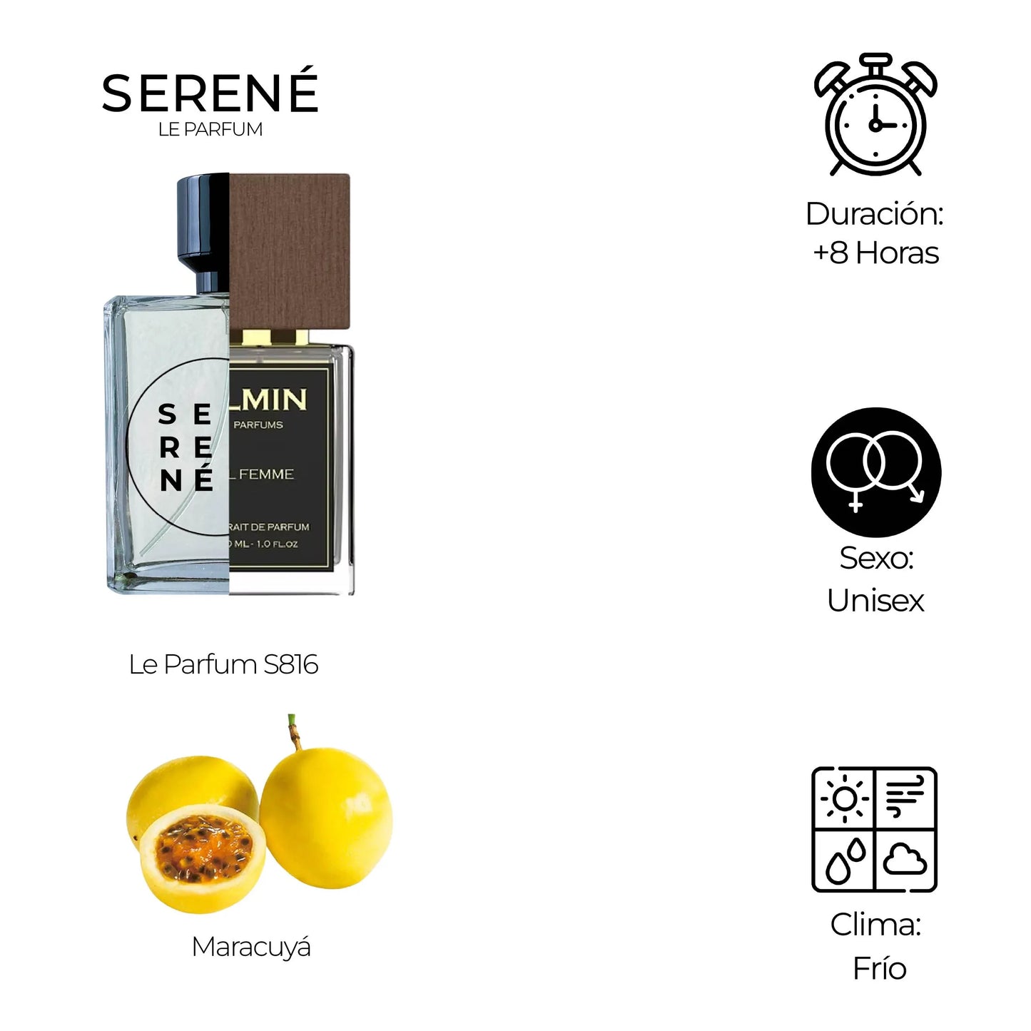 Serené Le Parfum S816 Inspirada en Il Femme By Ilmin