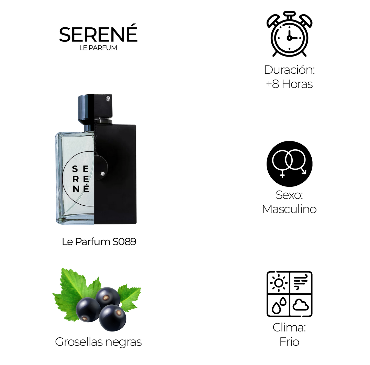 Serené Le Parfum S089 Inspirada en Intense Man (La Bestia Negra) By Club De Nuit (PROMO 120)