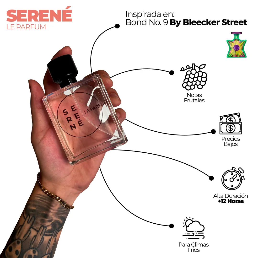 Serené Le Parfum S840 Inspirada en Bond No. 9 By Bleecker Street (Feria Flores 50 ML)