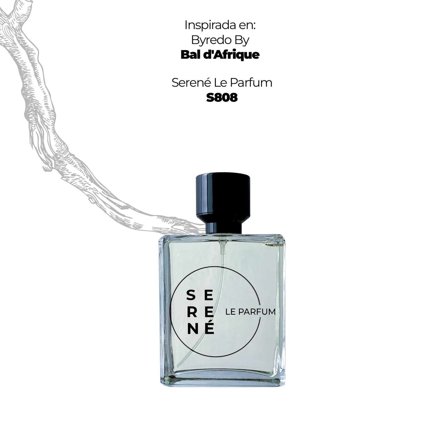 Serené S808 Inspirada en Byredo By Bal d'Afrique (Kit 50 ML)