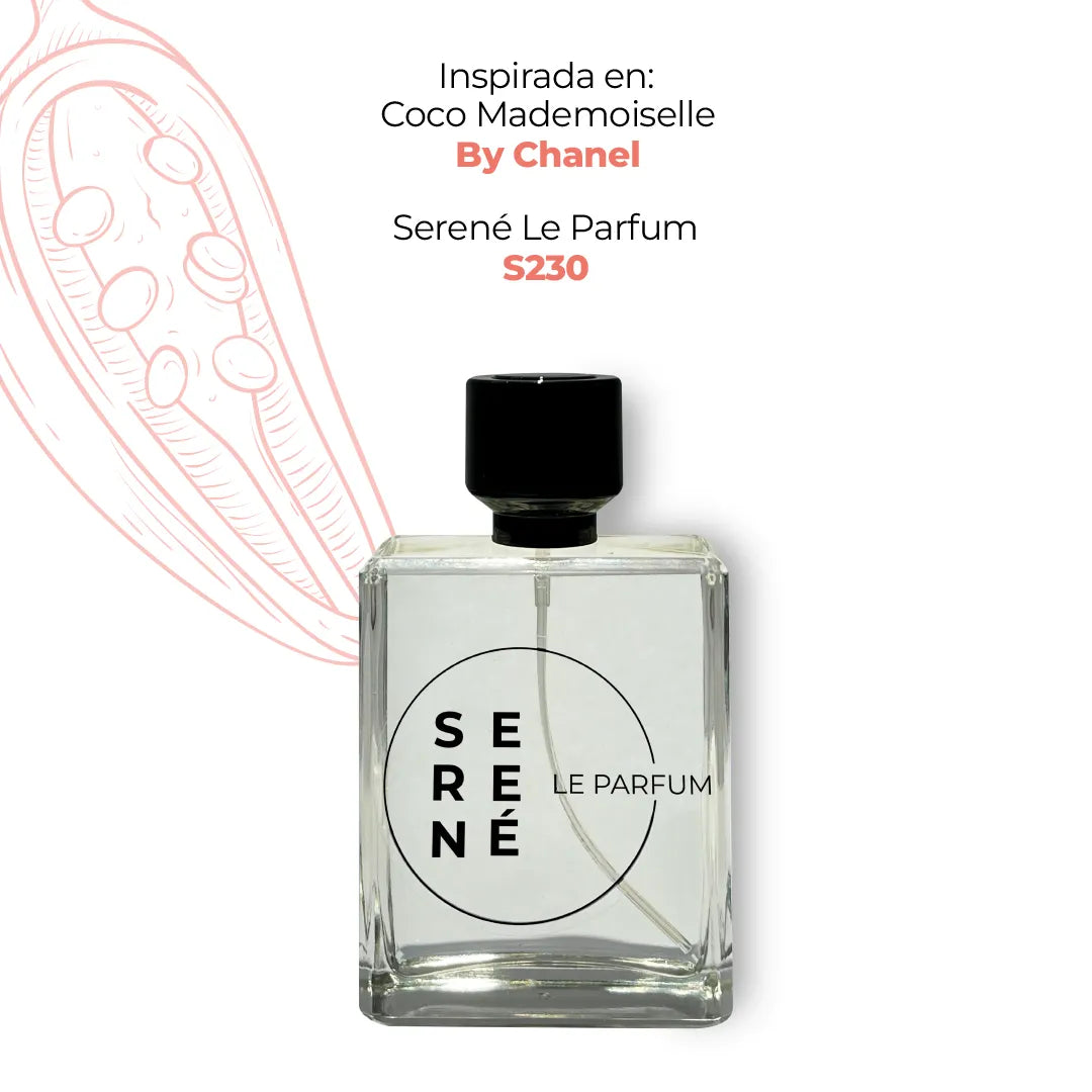 Serené Le Parfum S230 - Inspirada en Coco Mademoiselle por Chanel (50 ML REGALO)