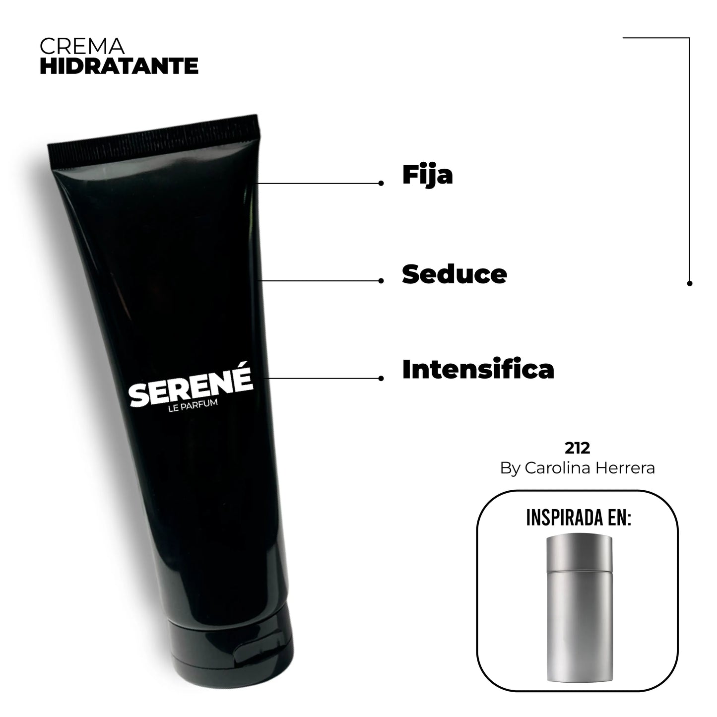 Crema Hidratante Serené C035 Inspirada en 212 By Carolina Herrera