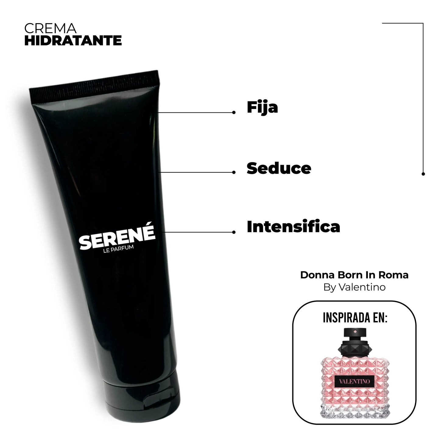 Crema Hidratante Serené C240 Inspirada en Donna Born In Roma By Valentino