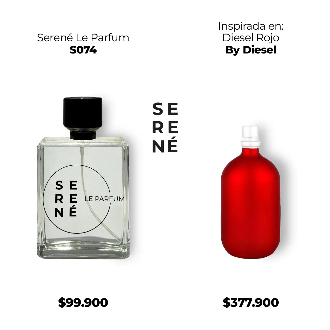 Serené Le Parfum S074 - Inspirada en Diesel Rojo por Diesel