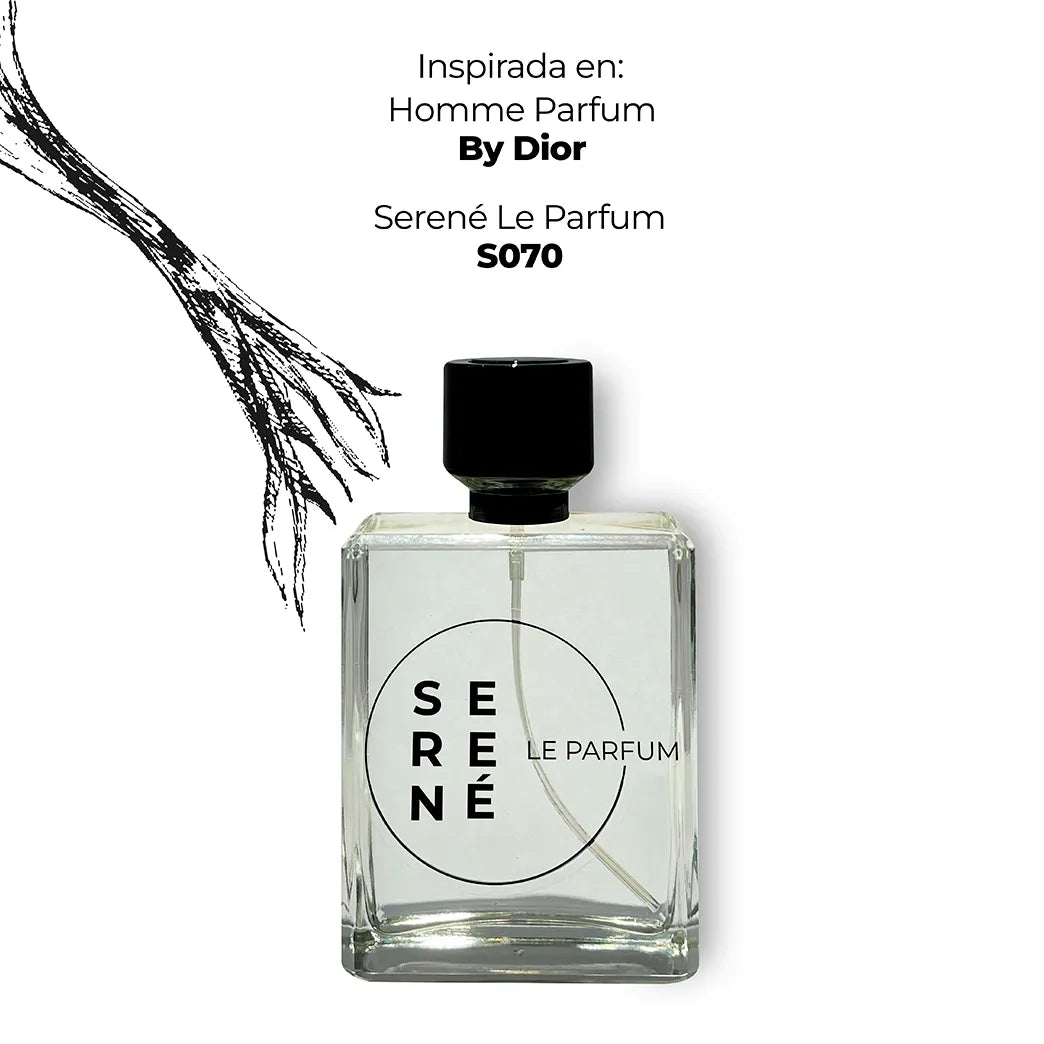 Serené S070 Inspirada en Homme Parfum By Dior (50 ML REGALO)