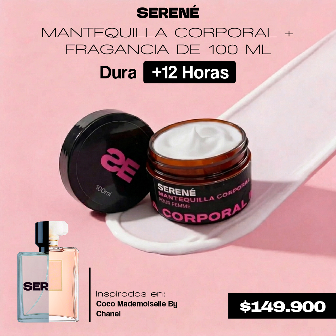Mantequilla + Fragancia de 100 ml Inspiradas en Coco Mademoiselle By Chanel