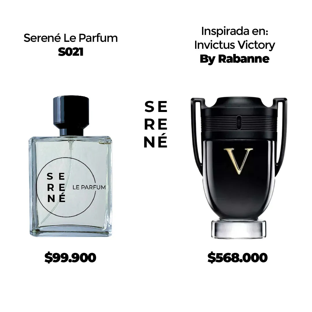 Serené Le Parfum S021 Inspirada en Invictus Victory By Paco Rabanne