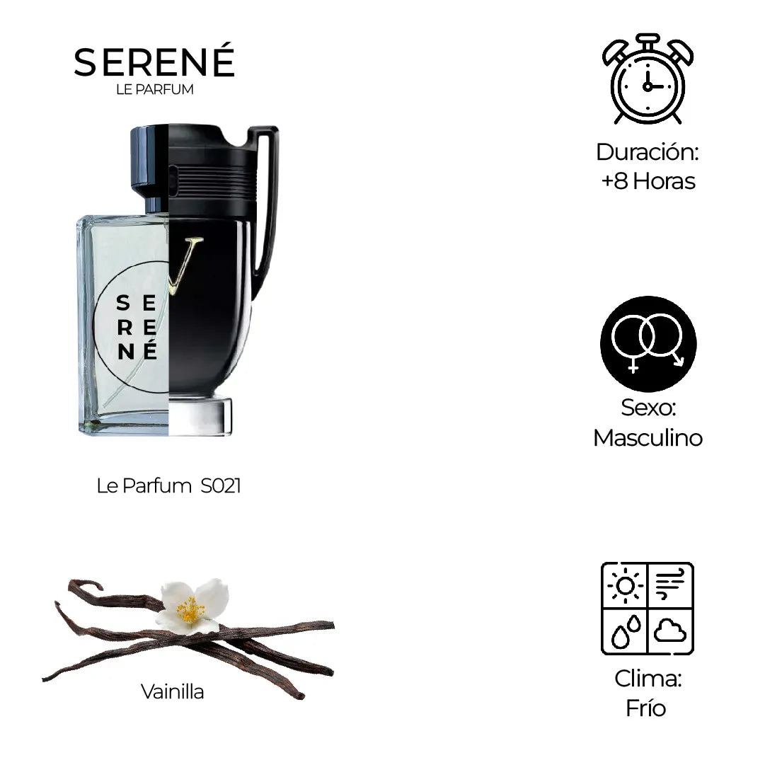 Serené Le Parfum S021 Inspirada en Invictus Victory By Paco Rabanne