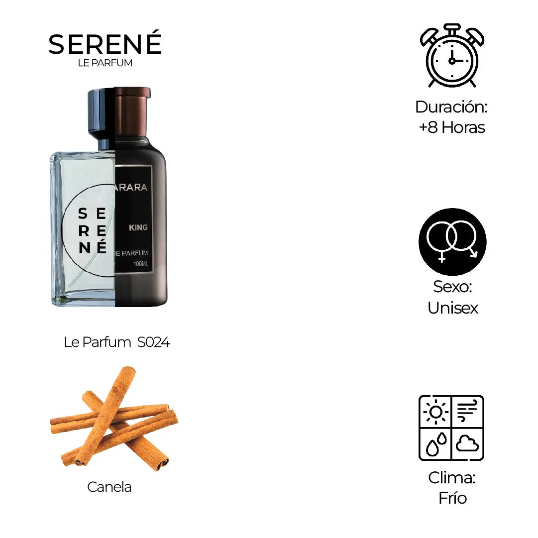 Serené Le Parfum S024 Inspirada en King By Bharara