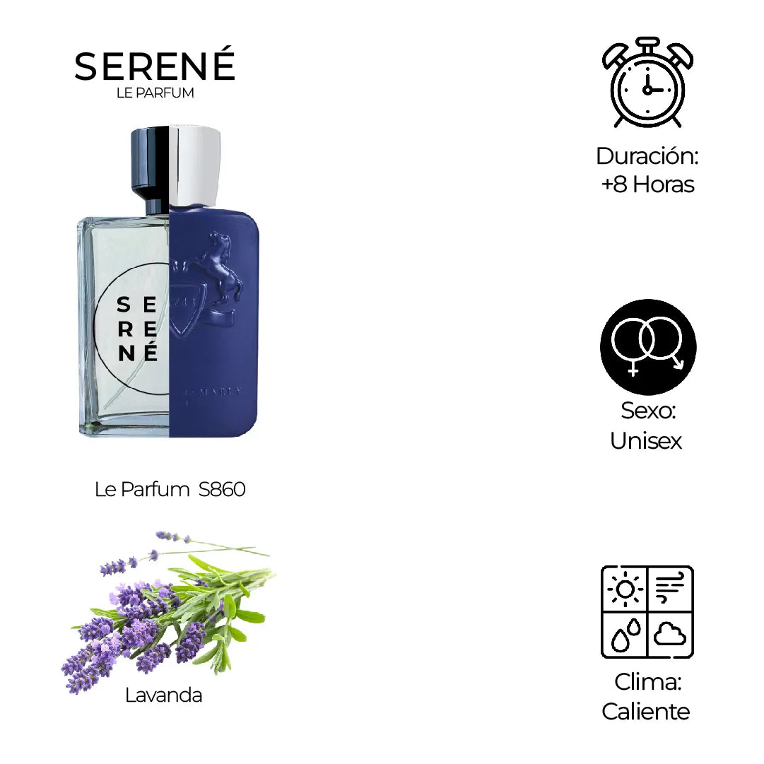 Serené Le Parfum S860 Inspirada en Percival Parfum By Marly