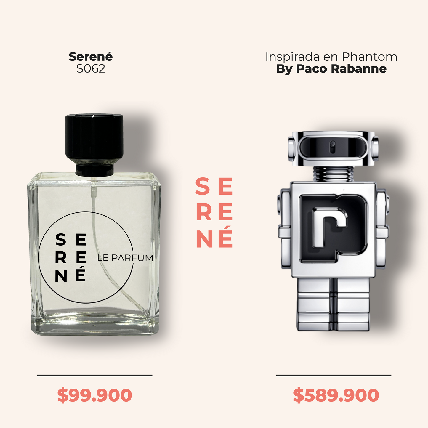 Serené Le Parfum S062 - Inspirada en Phantom por Paco Rabanne