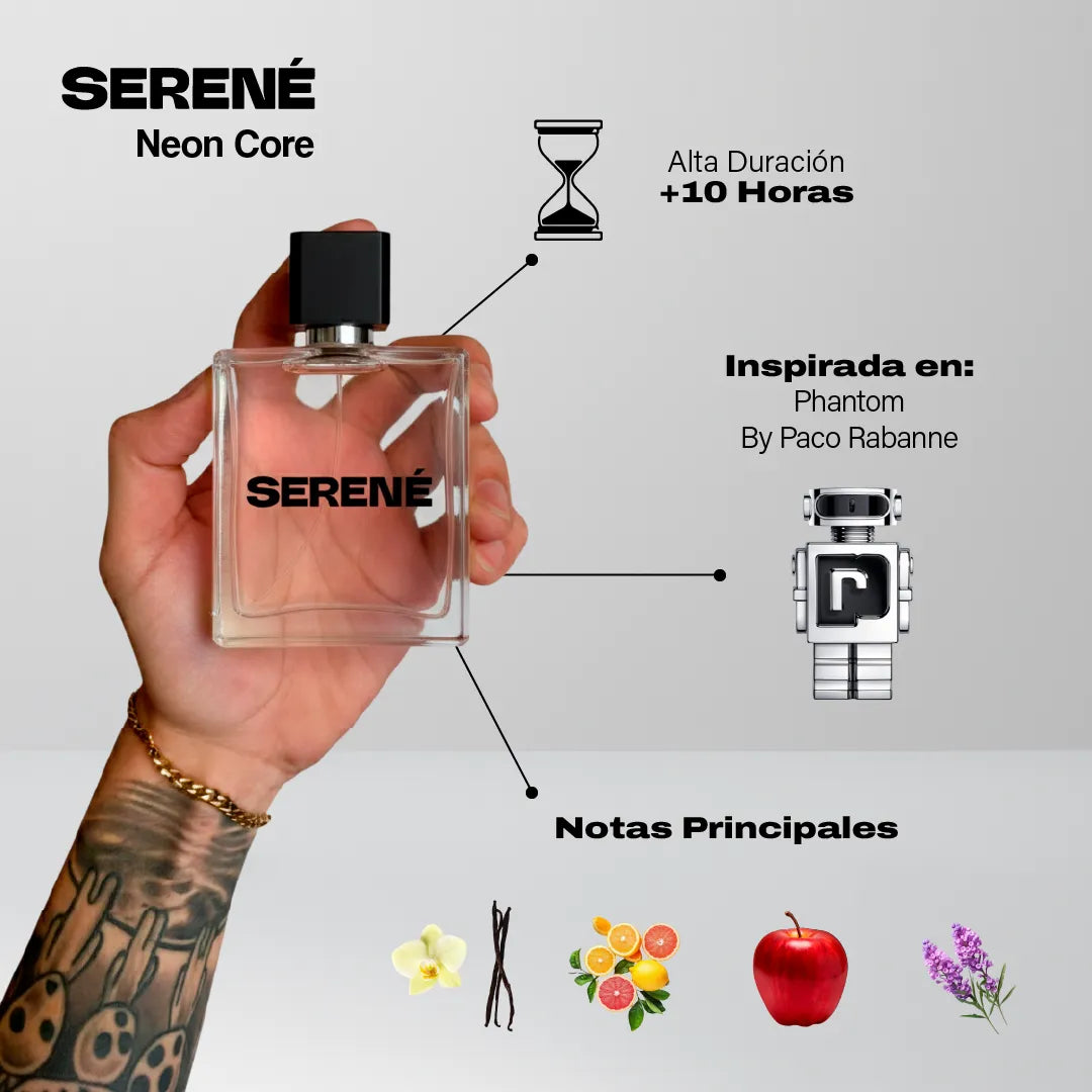 Serené Le Parfum S062 - Inspirada en Phantom por Paco Rabanne