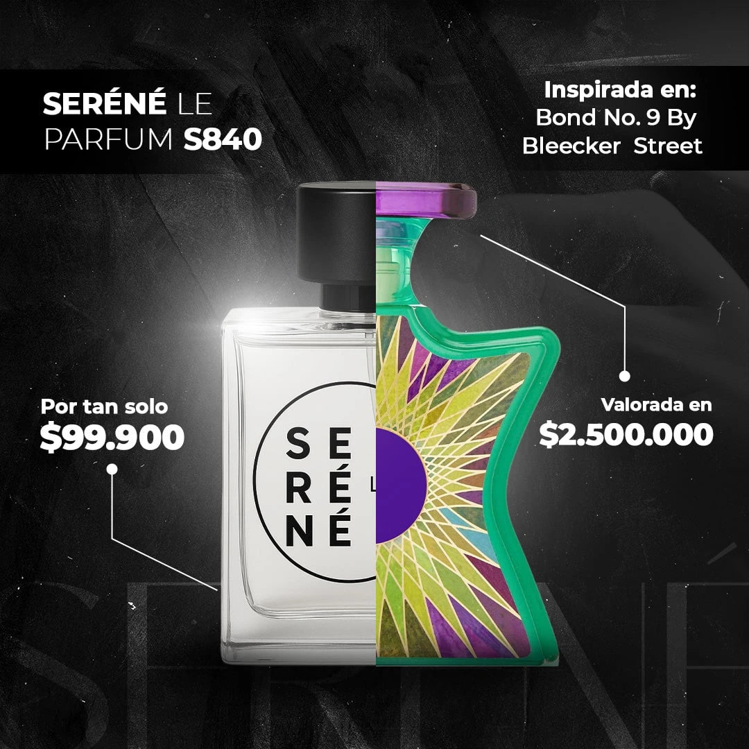 Serené Le Parfum S840 Inspirada en Bond No. 9 By Bleecker Street