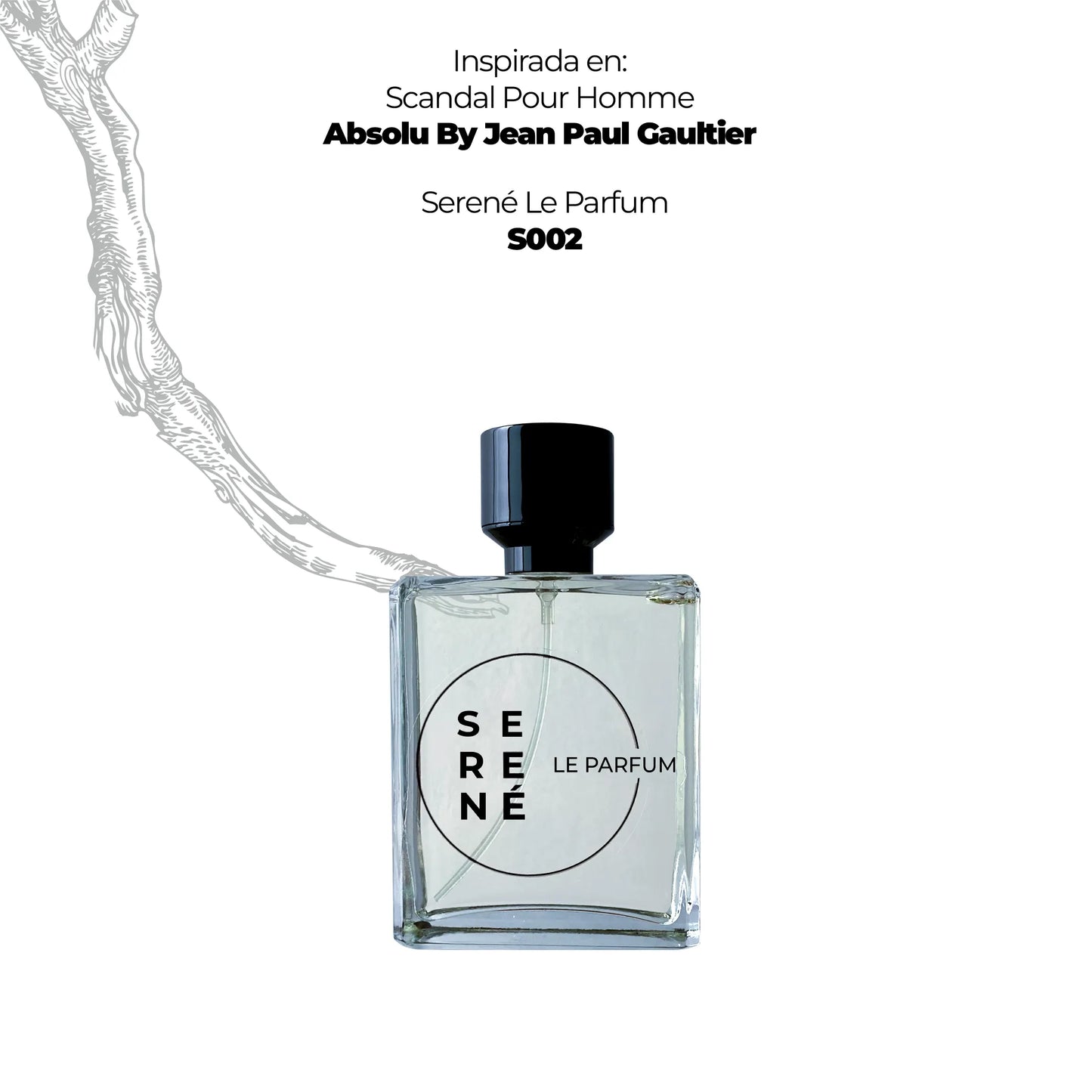 Serené S002 Inspirada en Scandal Pour Homme Absolu By Jean Paul Gaultier (50 ML REGALO)