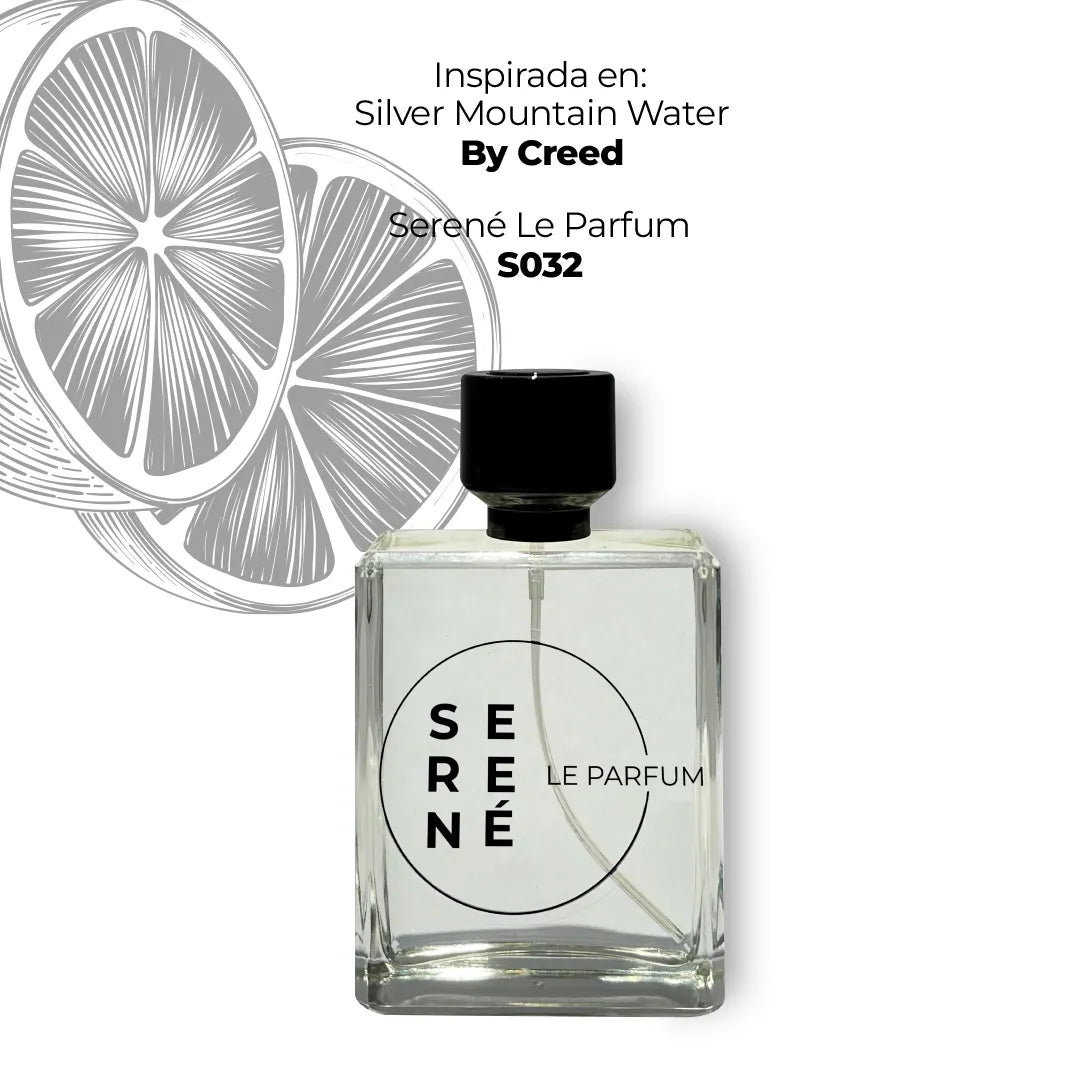 Serené Le Parfum S032 - Inspirada en Silver Mountain Water By Creed (Maluma)