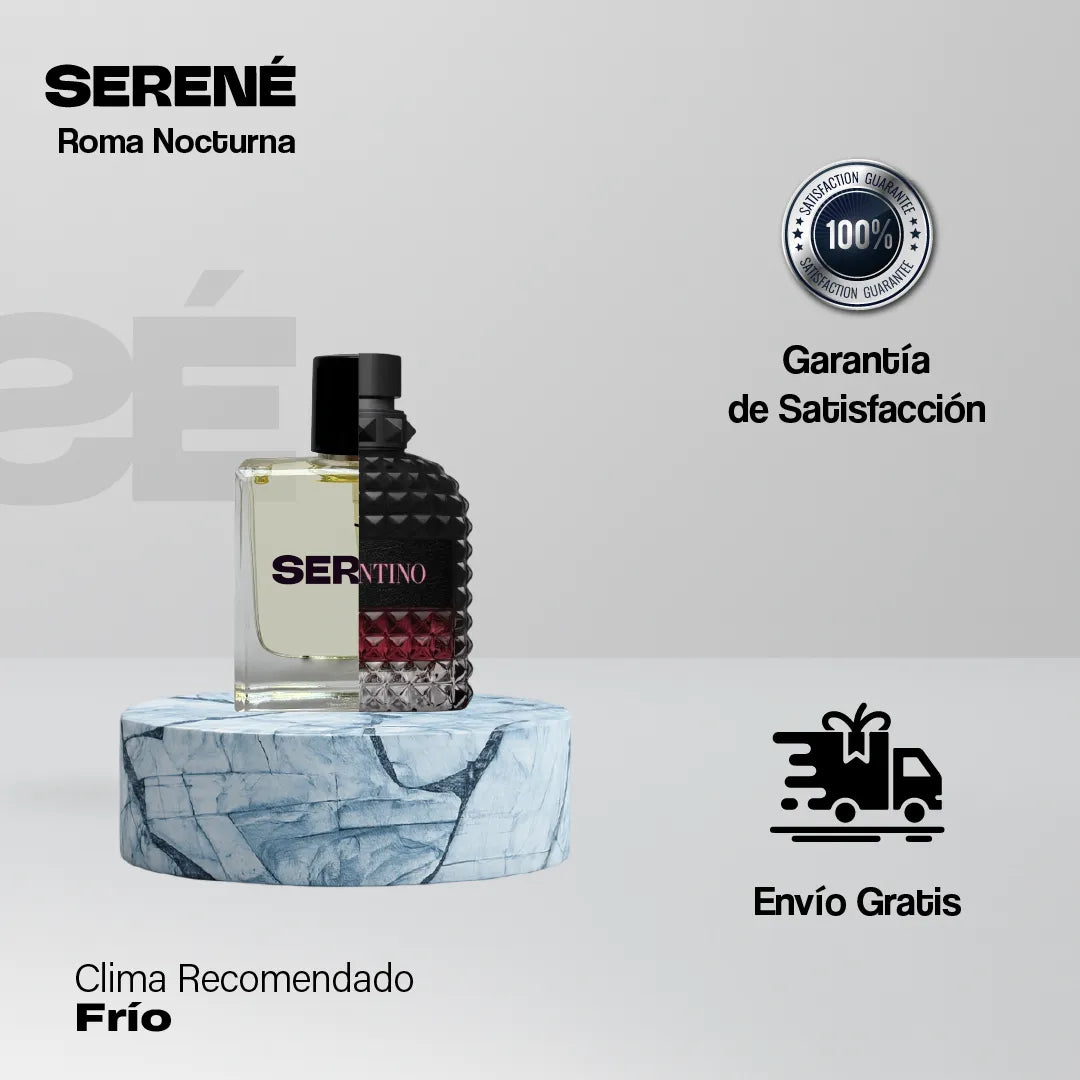 Serené Le Parfum S023 Inspirada en Uomo Born In Roma Intense By Valentino (Kit 50 ML)
