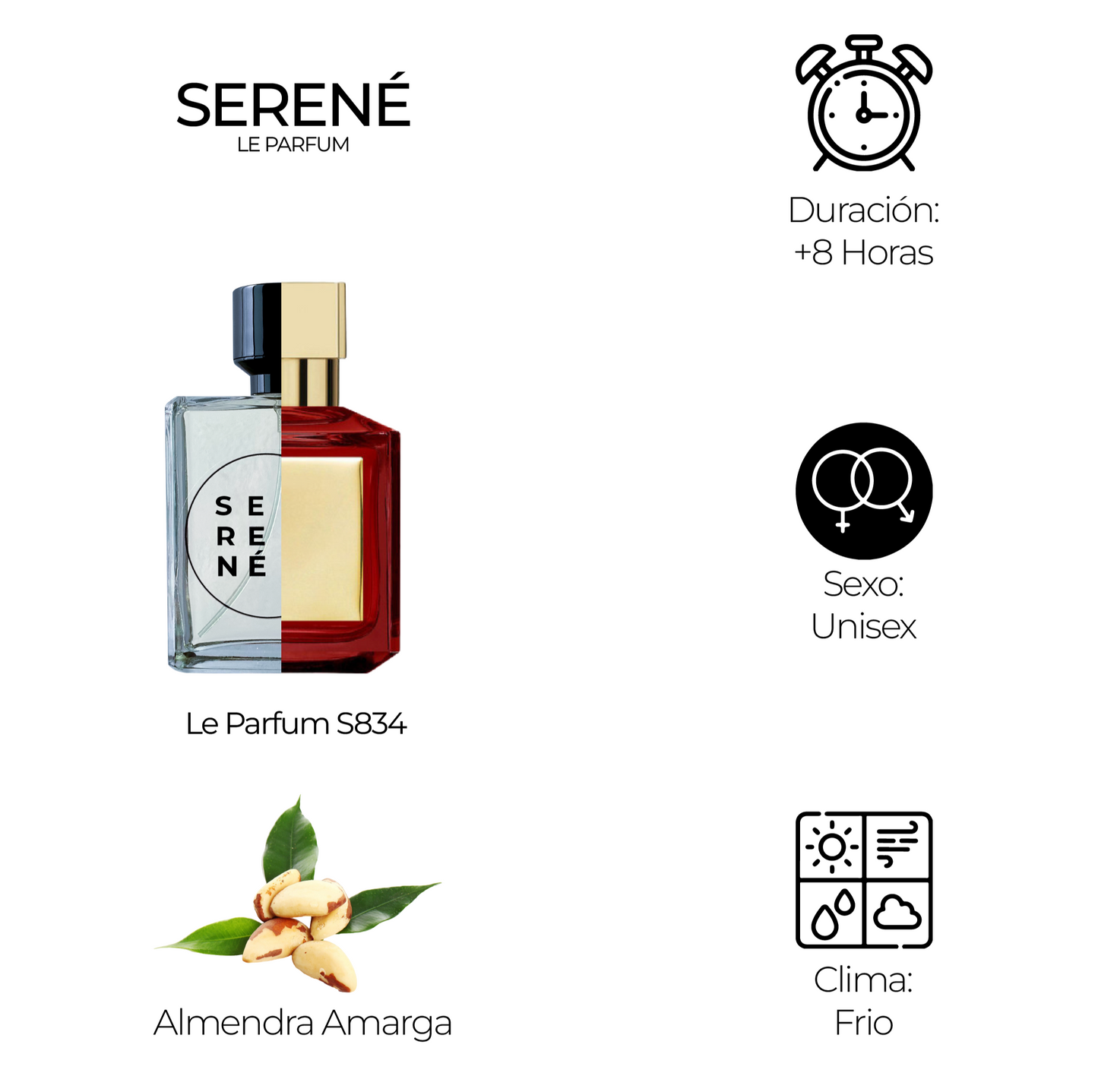 Serené S834 Inspirada en Baccarat Rouge 540 Extrait By Maison Francis Kurkdjian