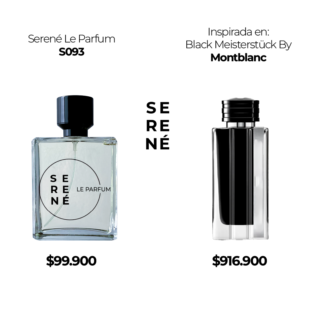 Serené Le Parfum S093 Inspirada en: Black Meisterstück By Montblanc (Kit 50 ML)