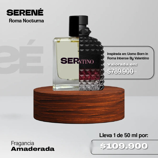 Serené Le Parfum S023 Inspirada en Uomo Born In Roma Intense By Valentino (Kit 50 ML)