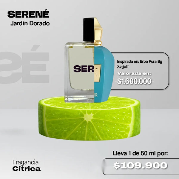 Serené Le Parfum S090 Inspirado en Erba Pura By Xerjoff (Kit 50 ml)