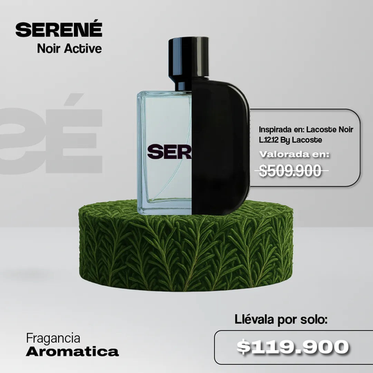 Serené Le Parfum S059 - Inspirada en Lacoste Noir L. 12.12
