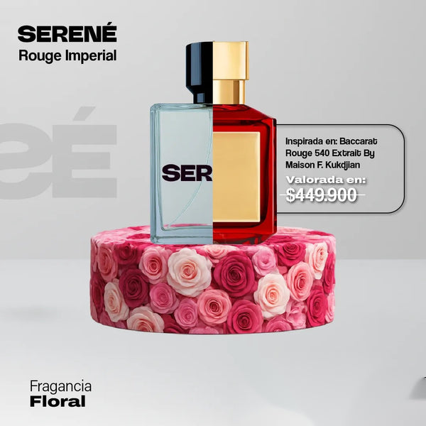 Serené S834 Inspirada en Baccarat Rouge 540 Extrait By Maison Francis Kurkdjian - 30 ml