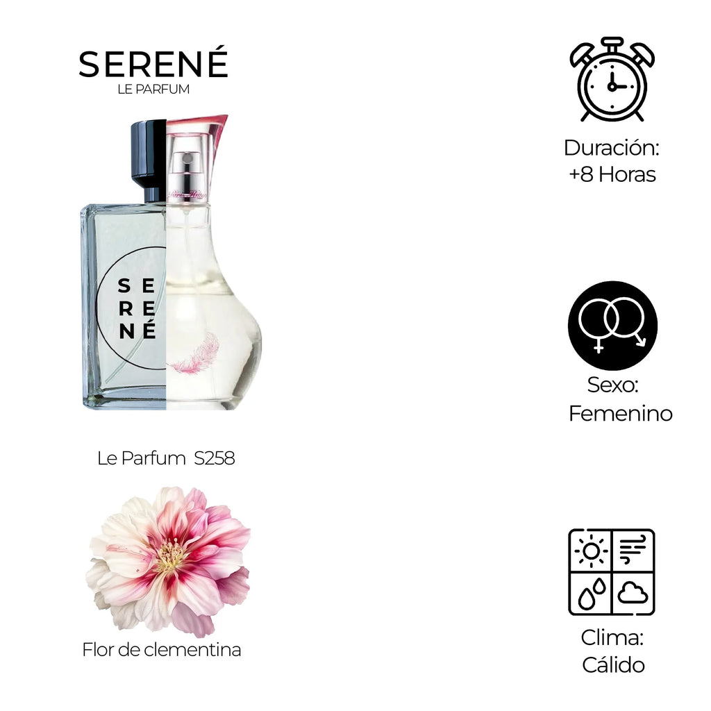 Serené Le Parfum S258 Inspirada en Can Can By Paris Hilton (Kit 50 ML) — vista 2