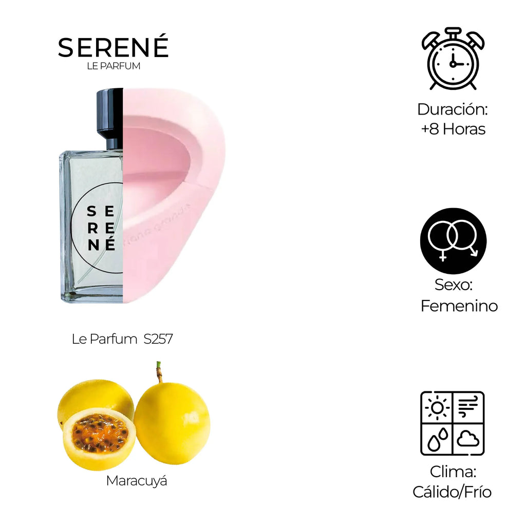 Serené Le Parfum S257 Inspirada en Mod Blush Ariana Grande (Kit 50 ML) — vista 2
