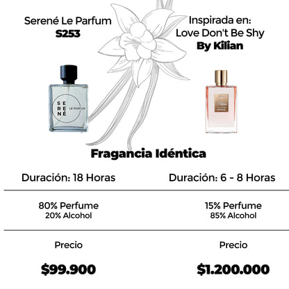 Serené Le Parfum S253 Inspirada en Love Dont Be Shy