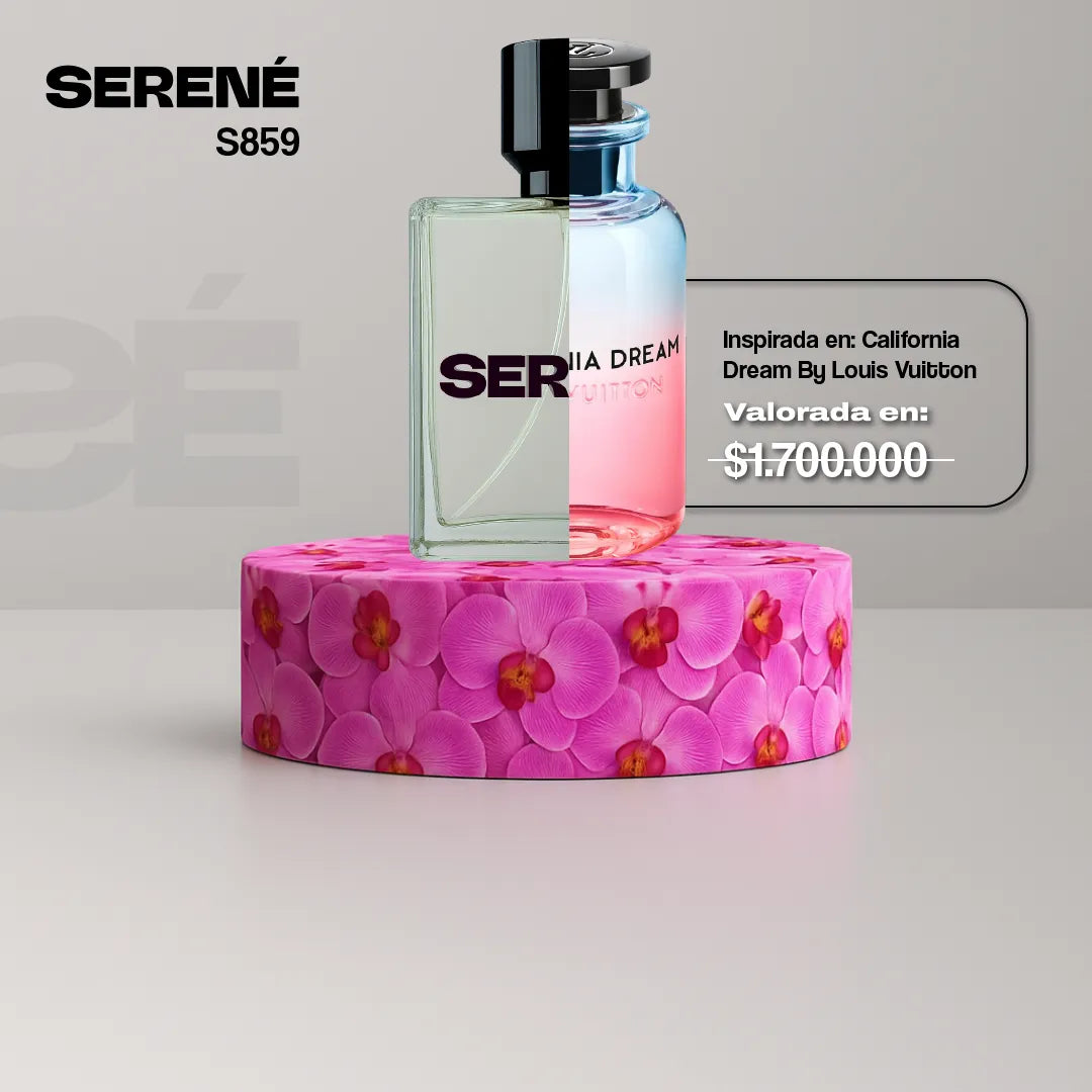 Serené Le Parfum S859 Inspirada en: California Dream By Louis Vuitton (Feria Flores 50 ML)