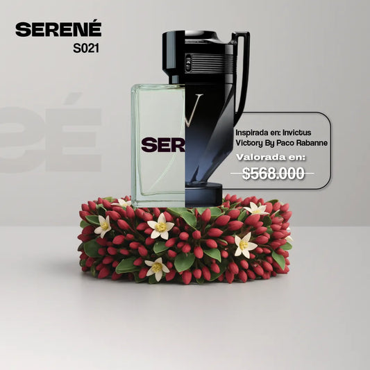 Serené Le Parfum S021 Inspirada en Invictus Victory By Paco Rabanne (Feria Flores 50 ML)