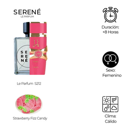 Serené Le Parfum S212 Inspirada en Yara Candy By Lattafa