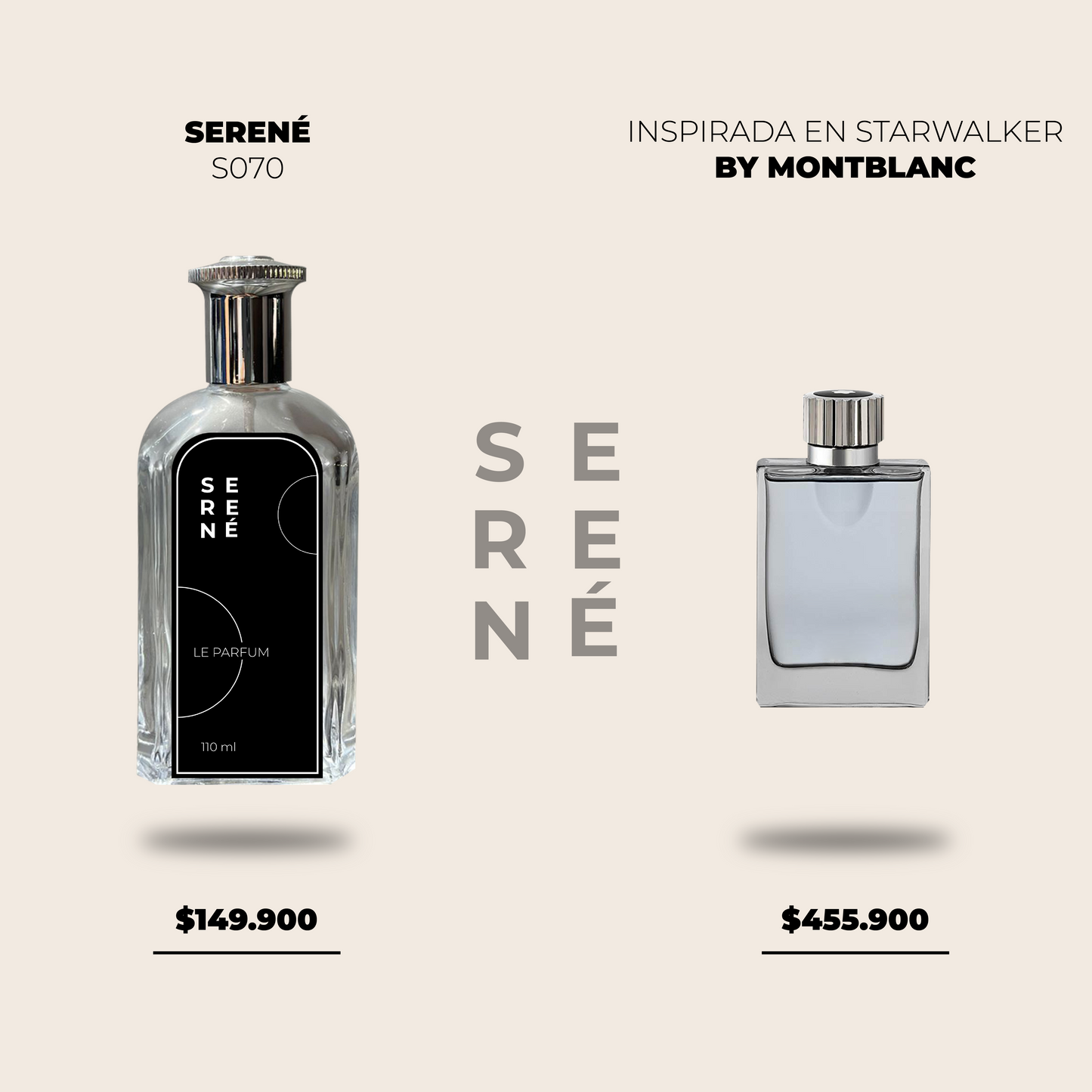 Serené Le Parfum S070 - Inspirada Starwalker por Montblanc