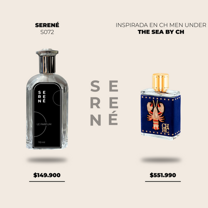 Serené Le Parfum S072 - Inspirada en CH Men Under The Sea por Carolina Herrera