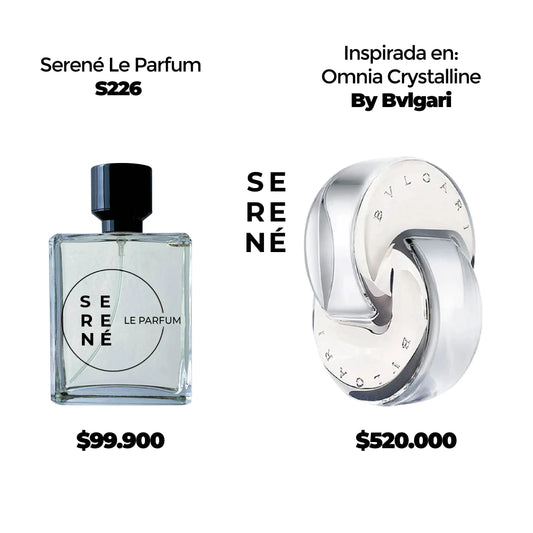 Serené Le Parfum S226 Inspirada en Omnia Cristalline