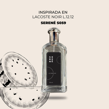 Serené Le Parfum S059 - Inspirada en Lacoste Noir L. 12.12