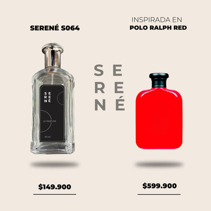 Serené Le Parfum S064 - Inspirada en Polo Ralph Red por Ralph Lauren