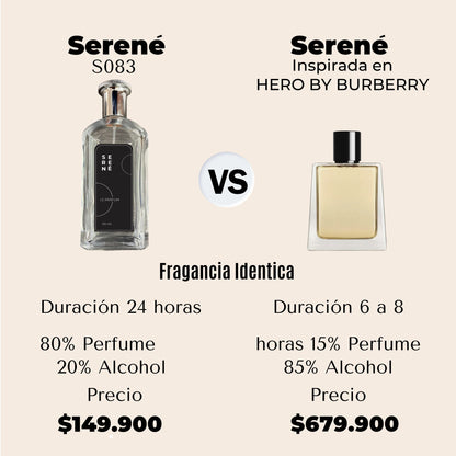 Serené Le Parfum S083 - Inspirada en Hero By Burberry