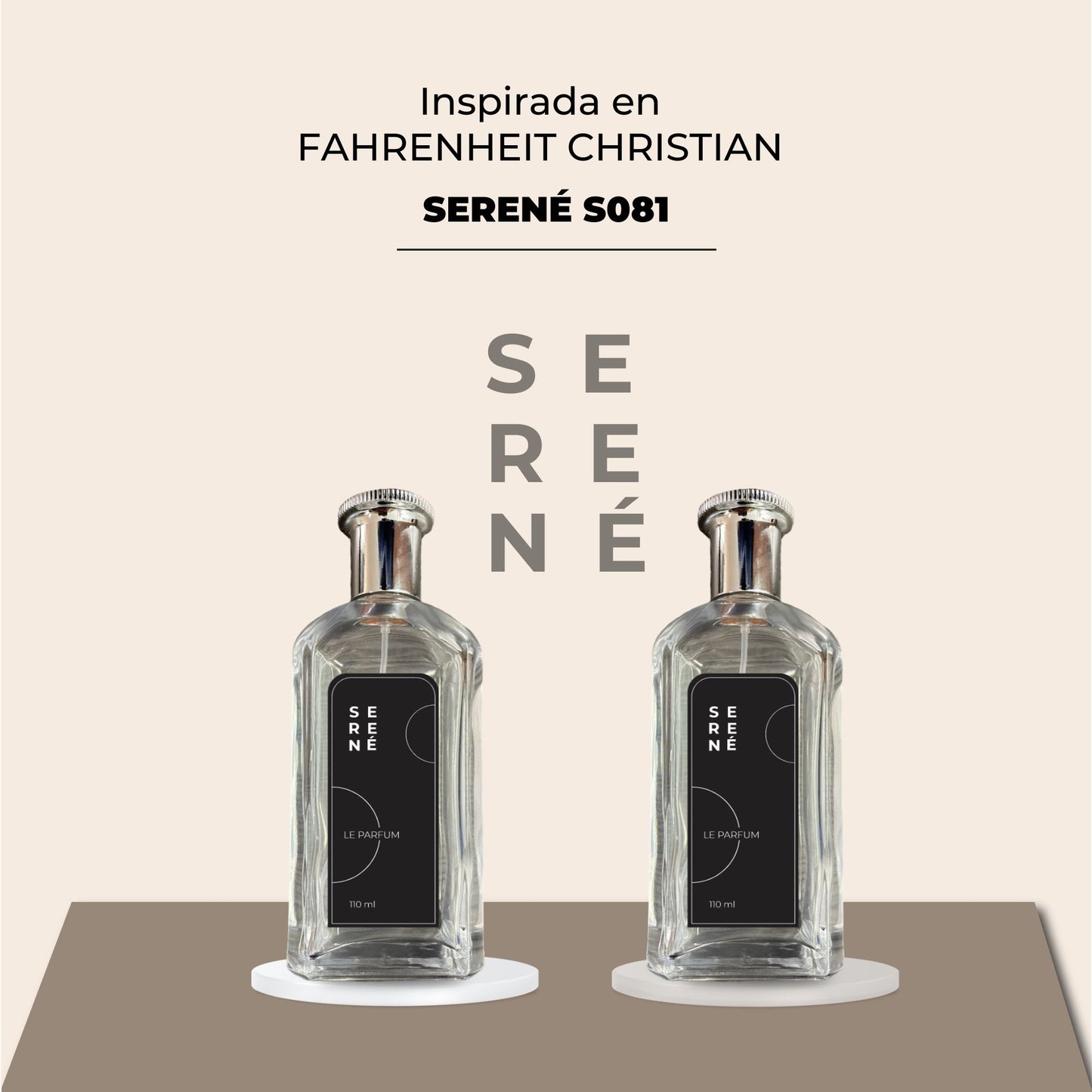 Serené Le Parfum S081- Inspirada en Fahrenheit por Christian Dior