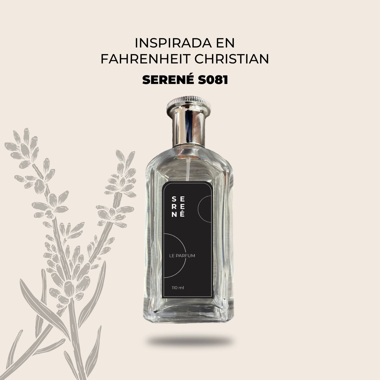 Serené Le Parfum S081- Inspirada en Fahrenheit por Christian Dior