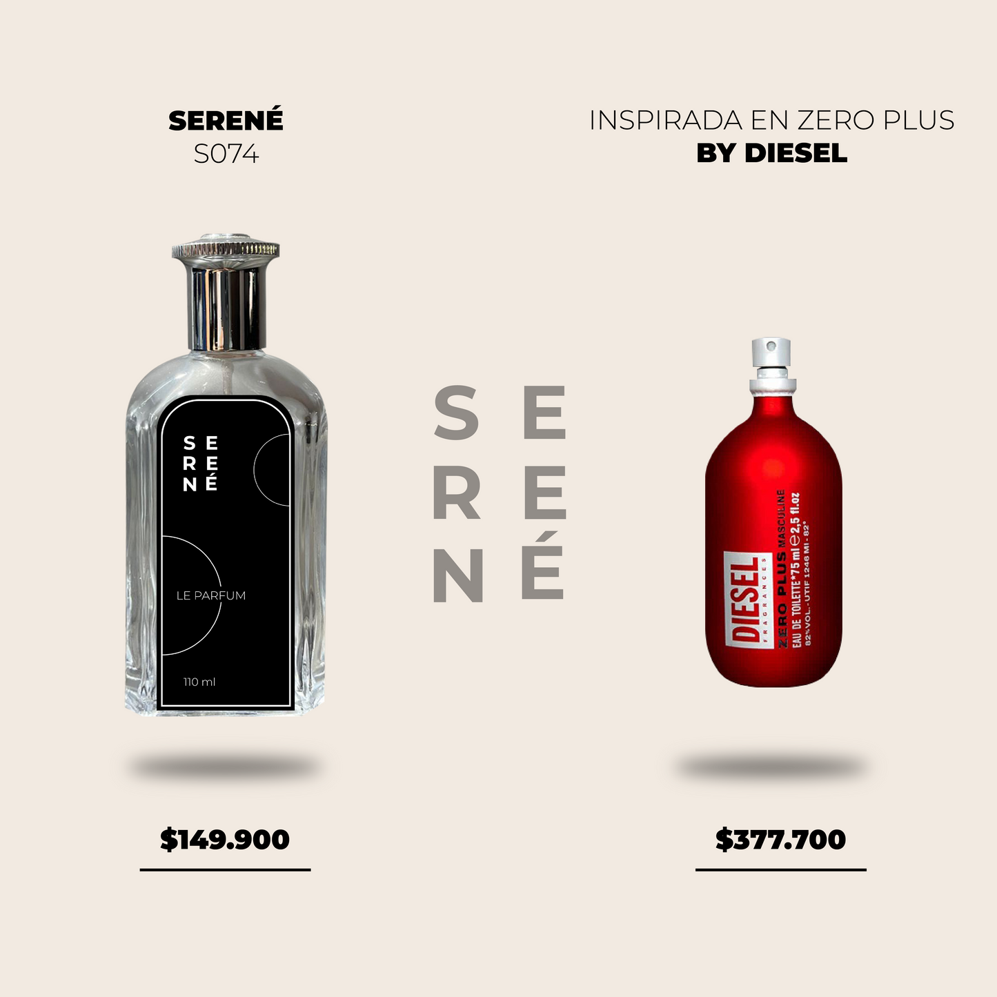 Serené Le Parfum S074 - Inspirada en Diesel Rojo por Diesel
