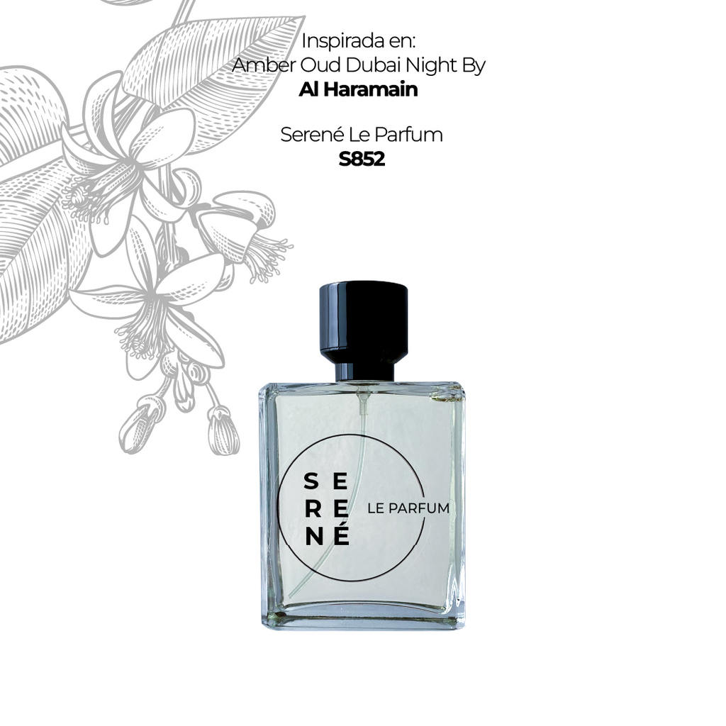 Serené Le Parfum S852 Inspirada en: Amber Oud Dubai Night By Al Haramain — vista 3