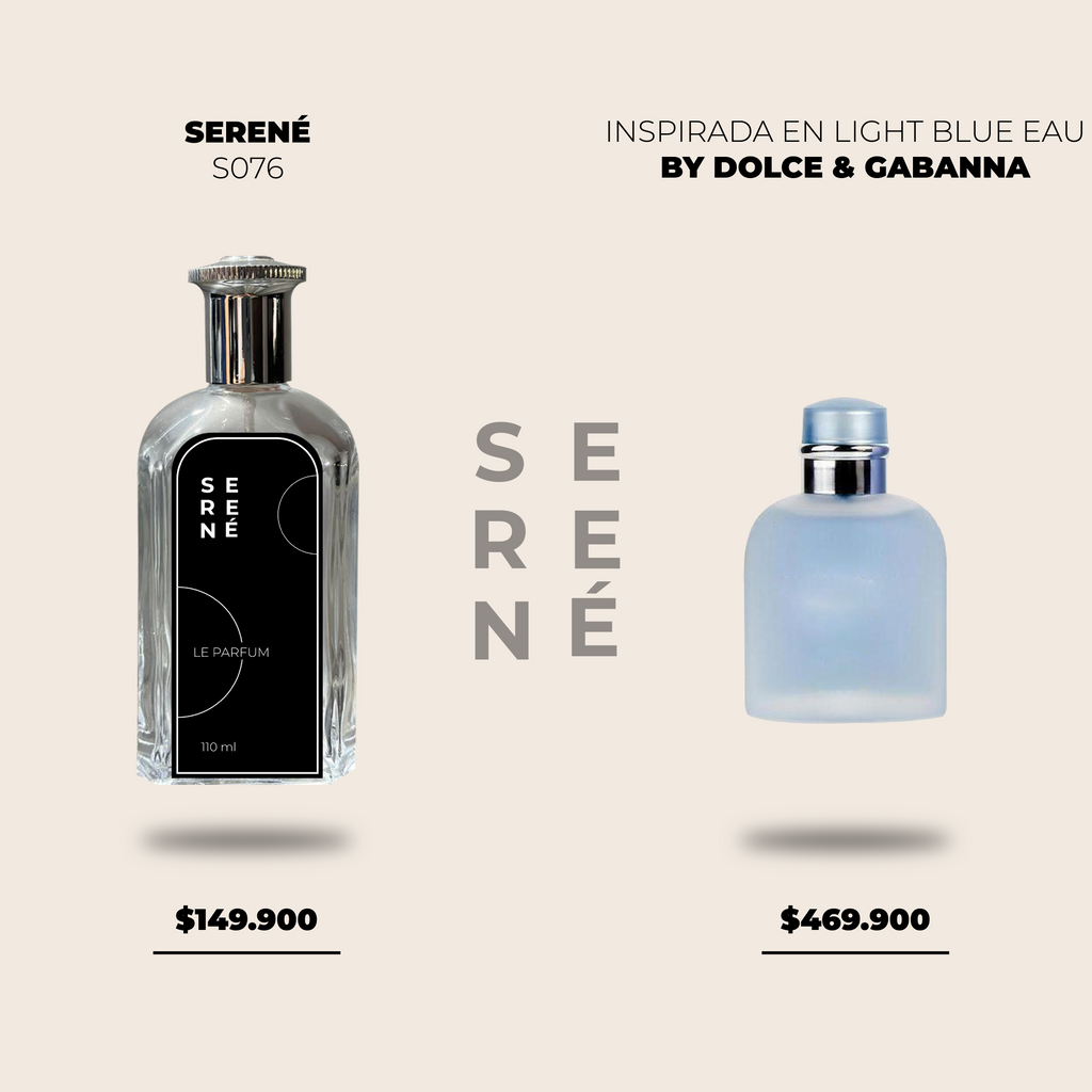 Serené Le Parfum S076 - Inspirada en Dolce & Gabana Light Blue por D&G (Kit 50 ml) — vista 3
